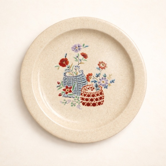Mikasa Other - Mikasa Garden Baskets E-2611 Japan 8” Salad Plates Set of 2
